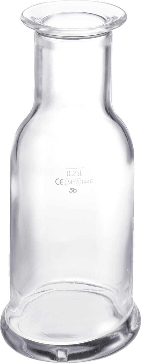 Stölzle Stölzle Lausitz GmbH Glass carafe Purity with filling line Glas-Karaffe Purity mit Eichstrich Glass carafe Purity with filling line; 125 ml, 5.7x13 cm (ØxH); transparent; round; 0.1 l Filling line, 12 piece / pack Glas-Karaffe Purity mit Eichstrich; 0.125 l, 5.7x13 cm (ØxH); transparent; rund; 0.1 l Eichstrich, 12 Stück / Pack Robust glass decanter. With filling line. Dishwasher safe. Robuste Glaskaraffe. Mit Eichstrich. Spülmaschinenfest.