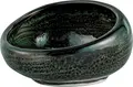Set de 6 boluri mici de porțelan VEGA Black Reef, 130ml, formă organică neregulată, verde/negru, rezistente la zgârieturi și șocuri, sigure pentru cuptorul cu microunde