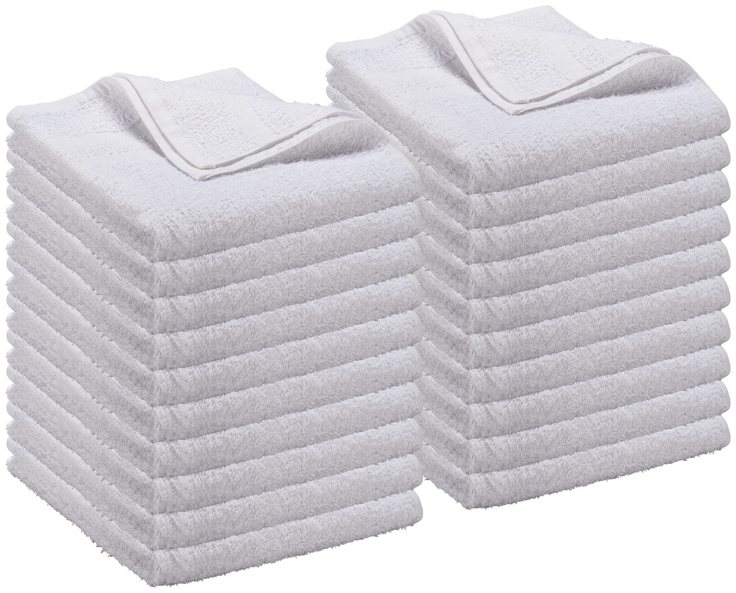 Set de 20 piese Proasop de dus PULSIVA Zelos, 100% bumbac, Terry Walk, 60 x 120 cm, Alb, Absorbant si Durabil, OEKO-TEX Standard 100