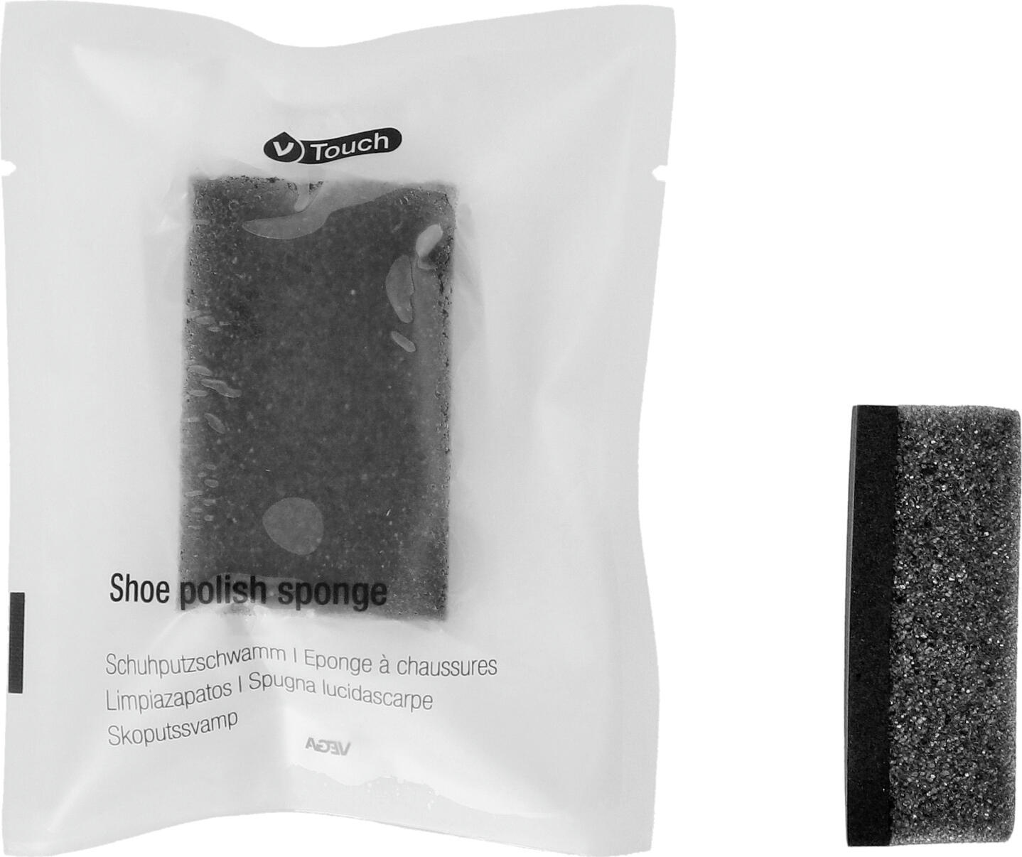 V-Touch LUSINI Solutions GmbH Hotel shoe polish sponge V-Touch Hotel Schuhputzschwamm V-Touch Hotel shoe polish sponge V-Touch; 5x3.5x2 cm (LxWxH); black; 250 piece / pack Hotel Schuhputzschwamm V-Touch; 5x3.5x2 cm (LxBxH); schwarz; 250 Stück / Pack The whole range of practical cosmetics and small pampering products, which complement and round off the comfort of your guests perfectly. With its timelessly plain packaging, the V-Touch accessories series can be combined with all VEGA cosmetics series just perfectly. It's always a good choice. Funktionaler Schuhputzschwamm V-Touch aus robustem Kunststoff. Zur Reinigung und zum Polieren von Schuhen. Ideal geeignet für die Nutzung in Hotels und Pensionen. Mit ihrer zeitlos schlichten Folienverpackung lässt sich die Accessoires-Serie V-Touch mit allen Kosmetik-Serien von VEGA perfekt kombinieren. Sie erhalten den Schuhputzschwamm V-Touch im praktischen 250er-Paket, wobei jeder Schwamm einzeln verpackt ist.