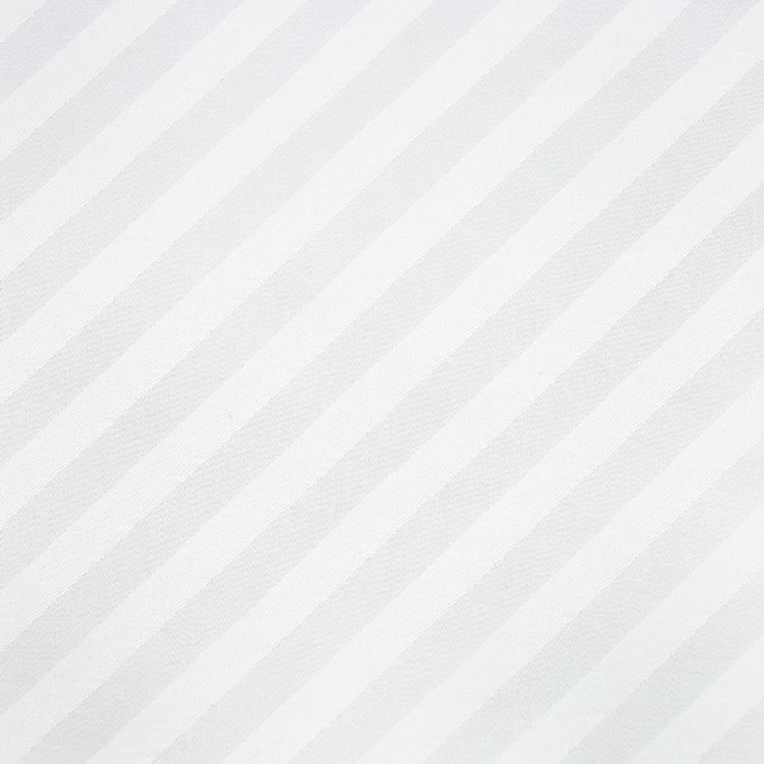 Fața de pernă ERWIN M. LUSINI Rimini, 100% Bumbac Peptenat Mercerizat, Damasc, 220 TC, Închidere Hotel, 80x80 cm, Alb, OEKO-TEX Standard 100