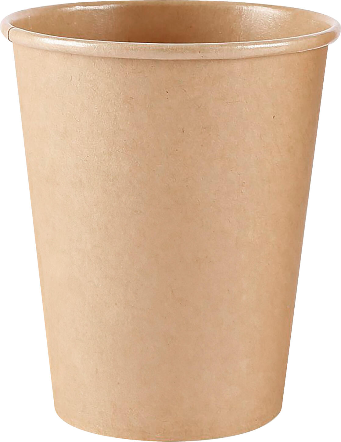 NATUREStar Drinking cup Kraft Bio Trinkbecher Kraft Bio Drinking cup Kraft Bio; 200 ml, 8x9.2 cm (ØxH); brown; 50 piece / pack Trinkbecher Kraft Bio; 200 ml, 8x9.2 cm (ØxH); braun; 50 Stück / Pack Sustainable organic coffee cup made of sturdy kraft paper with an inner PE coating. Kraft paper made from FSC® Mix material and very durable and wet-strength thanks to the coating on the inside. Nachhaltiger Bio-Kaffeebecher aus stabilem Kraftpapier mit einer inneren PE-Beschichtung. Kraftpapier aus FSC®-Mix-Material und Dank Beschichtung auf der Innenseite sehr haltbar und nassfest.