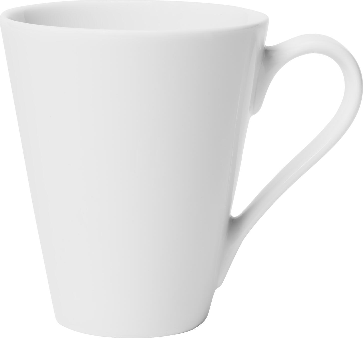 VEGA LUSINI Solutions GmbH Coffee mug Mixor Kaffeebecher Mixor Coffee mug Mixor; 280 ml, 8.7x10 cm (ØxH); white; round; 6 piece / pack Kaffeebecher Mixor; 280 ml, 8.7x10 cm (ØxH); weiß; rund; 6 Stück / Pack White porcelain mug. Can be combined in many ways with the colored tableware elements of the series Mixor. Dishwasher safe and microwaveable. Weiße Becher aus Porzellan. Vielfältig kombinierbar mit den farbigen Geschirrelementen der Serie Mixor. Spülmaschinenfest und mikrowellengeeignet.