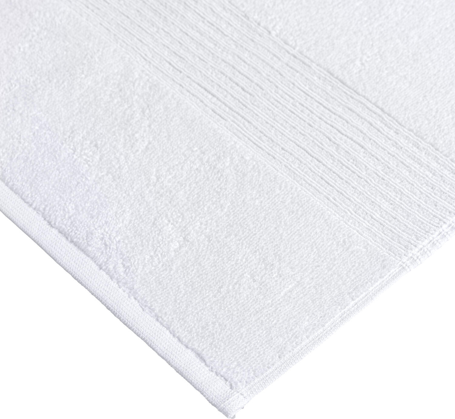 Prosop de dus ERWIN M. LUSINI Easy, 70 x 140 cm, Alb, Frotir twisted din bumbac, 600 g/m², OEKO-TEX Standard 100, Absorbant si Durabil