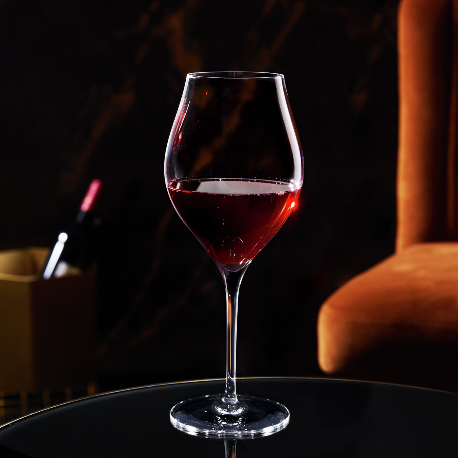 Chef & Sommelier Exaltation Red Wine Glass Set of 6, 750ml Crystal Glass, Modern Shape, Dishwasher Safe, Transparent
