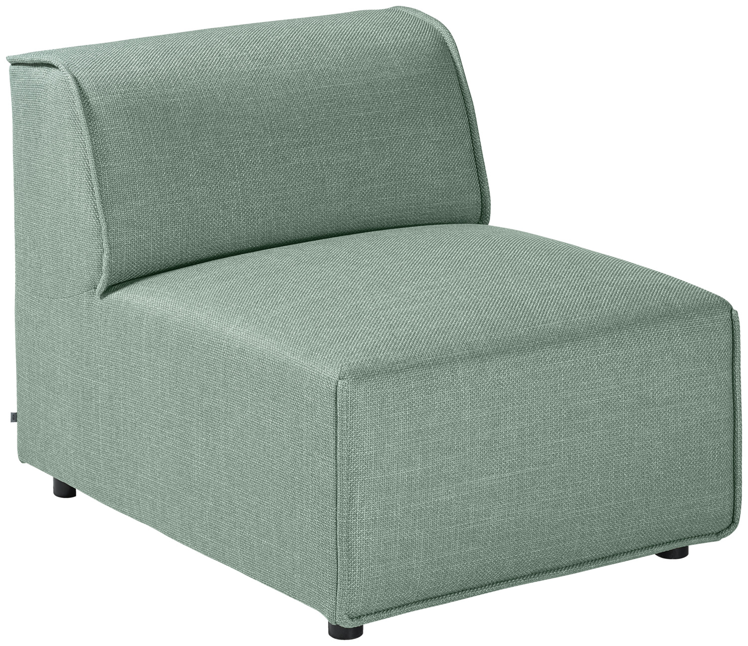 VEGA LUSINI Solutions GmbH Middle element for modular sofa Belford Mittelelement für modulares Sofa Belford Middle element for modular sofa Belford; 71x93x70 cm (WxDxH); seat greyish blue, base black Mittelelement für modulares Sofa Belford; 71x93x70 cm (BxTxH); Sitz graublau, Gestell schwarz Modular center element made of fabric to match the Belford sofa series. The cover including backrest is made of robust and durable fabric, which gives a melange effect thanks to its textured surface. All elements in the Belford series can be connected as required using row connectors. The connectors are located on the underside of the elements so that they are not visible. Increased seating comfort thanks to the use of Nosag springing. The foam used is very hygienic thanks to the open pore structure and thus ensures ventilation. Order matching sofa elements at the same time. Das modulare Mittelelement des Sofa Belford überzeugt durch Funktionalität, Komfort und Design – ideal für den Einsatz in Hotels, Restaurants, Lounges, Wartebereiche oder Büroräume. Jedes Sofaelement ist mit einem strapazierfähigen, melierten Stoffbezug ausgestattet, der nicht nur optisch anspricht, sondern auch den Anforderungen des täglichen Gebrauchs im professionellen Umfeld standhält. Dank der modularen Bauweise lassen sich die einzelnen Elemente der Belford-Serie individuell kombinieren und flexibel an unterschiedliche Raumkonzepte anpassen. Unsichtbare Reihenverbinder an der Unterseite sorgen für eine stabile Verbindung – ganz ohne sichtbare Verbindungselemente. Für höchsten Sitzkomfort sorgt die Nosagfederung in Kombination mit einem hygienischen Schaumstoffkern. Die offenporige Struktur des Schaumstoffs gewährleistet eine optimale Luftzirkulation und eignet sich daher hervorragend für den dauerhaften Einsatz in stark frequentierten Bereichen. Vorteile auf einen Blick: * Modulares Design für maximale Flexibilität * Robuster, pflegeleichter Stoff mit Melange-Effekt * Unsichtbare Verbindungsmechanik * Komfortable Nosagfederung * Hygienischer, atmungsaktiver Schaumstoff * Ideal für Gastronomie, Hotellerie und öffentliche Einrichtungen Gestalten Sie individuelle Sitzlandschaften – mit dem modularen Sofa Belford setzen Sie auf Qualität, Langlebigkeit und zeitlose Eleganz im Objektbereich.