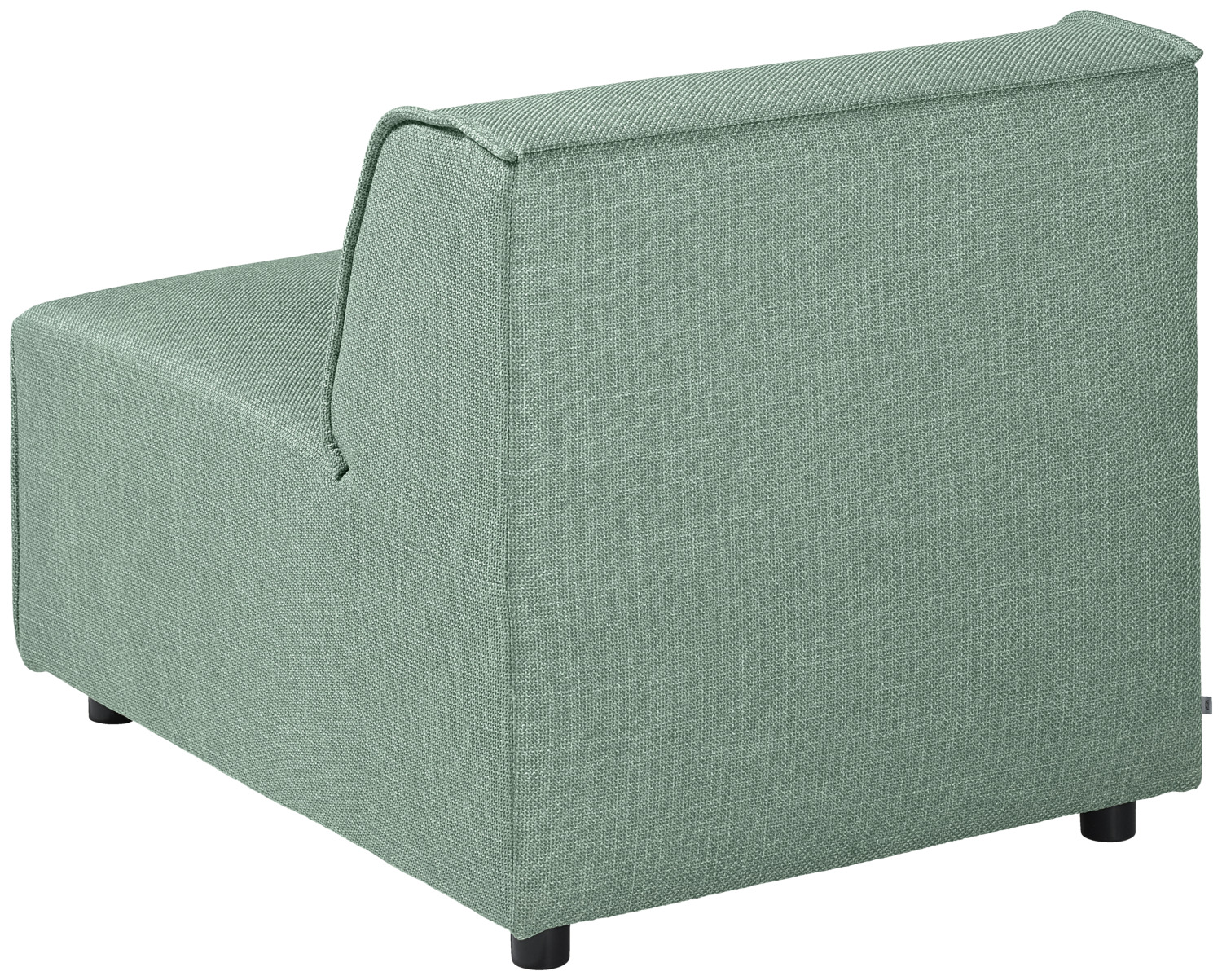 VEGA Belford Modular Sofa Middle Element, Greyish Blue Melange Fabric, Nosag Springing, 71x93x70 cm, for Hotels and Offices