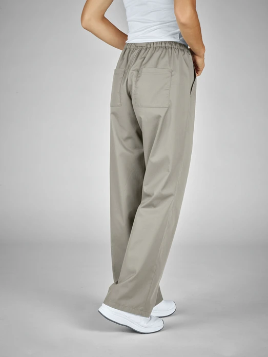 Pantaloni Jobeline Sabina pentru femei, tip slip-on, 65% poliester 35% bumbac, croială dreaptă, respirabili, cu talie ajustabilă și buzunare