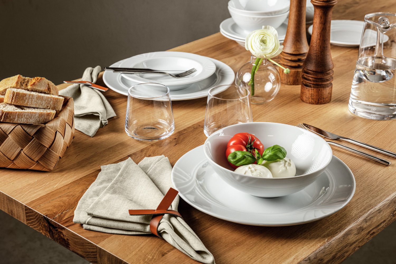 ERWIN M. LUSINI Nova Textile Napkins, 100% Polyester, 50 x 50 cm, Sand Beige Mottled, OEKO-TEX Standard 100, Robust and Durable, Set of 6