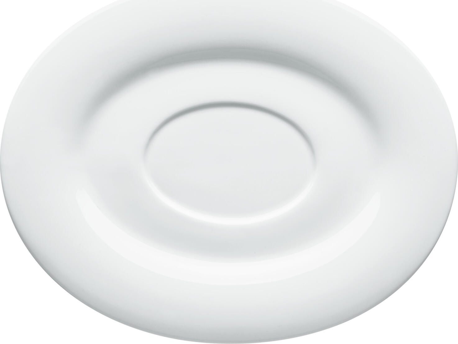 VEGA LUSINI Solutions GmbH Sauce boat saucer Pallais Sauciere-Untertasse Pallais Sauce boat saucer Pallais; 24.5x19.5 cm (LxW); white; oval; 4 piece / pack Sauciere-Untertasse Pallais; 24.5x19.5 cm (LxB); weiß; oval; 4 Stück / Pack White porcelain saucer for sauce boat. Simple, elegant shape. Dishwasher safe and microwaveable. Weiße Untertasse für Sauciere aus Porzellan. Schlichte, elegante Form. Spülmaschinenfest und mikrowellengeeignet.