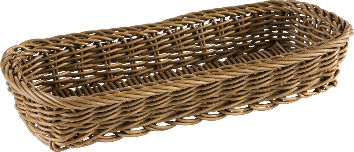 APS Assheuer + Pott GmbH & Co. KG Cutlery basket -ECONOMIC- 27 x 10 cm, H: 4.5 cm - 40010 Besteckkorb -ECONOMIC- 27 x 10 cm, H: 4,5 cm - 40010 Cutlery basket -ECONOMIC- 27 x 10 cm, H: 4.5 cm - 40010; 27x10x5 cm (LxWxH); brown Besteckkorb -ECONOMIC- 27 x 10 cm, H: 4,5 cm - 40010; 27x10x5 cm (LxBxH); braun Cutlery basket -ECONOMIC- 27 x 10 cm, H: 4.5 cm, polypropylene, brown. Der Besteckkorb ECONOMIC eignet sich ideal zum Bereitstellen, Sortieren und Präsentieren von Besteck in Gastronomie, Hotellerie, Buffetbereich, Kantine und im privaten Gebrauch. Die robuste Ausführung aus Polypropylen ist besonders alltagstauglich und unterstützt eine hygienische sowie übersichtliche Organisation am Buffet oder auf dem gedeckten Tisch. * Material: Polypropylen * Für Besteck geeignet * Bruchsicher * Spülmaschinengeeignet