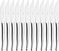 Set de 12 cutite pentru friptura si pizza VEGA Brasilia, 22.5 cm Otel Inoxidabil Crom 13/0, Lama Sierata, Finisaj Lucios, Safe la Masina de Spalat Vase