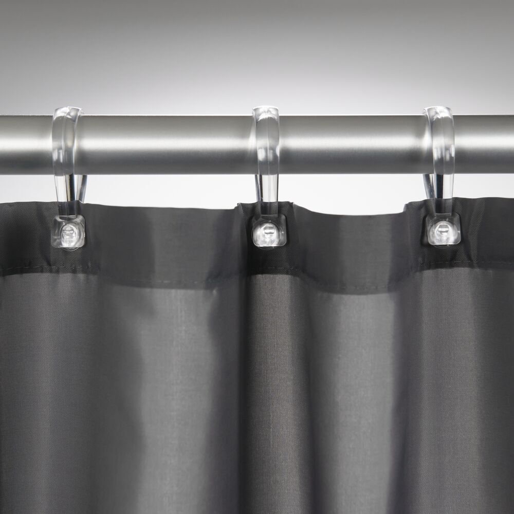 Sealskin Madeira Shower Curtain, Grey, 100% Polyester, 180x200 cm, Machine Washable, 1 Piece