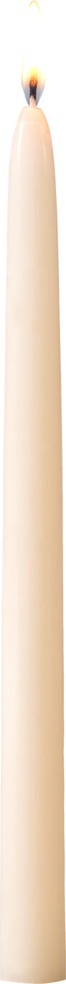 Gala GALA Germany GmbH Taper candle Chandel Spitzkerze Chandel Taper candle Chandel; 2.2x26 cm (ØxH); cream white; 50 piece / pack Spitzkerze Chandel; 2.2x26 cm (ØxH); cremeweiß; 50 Stück / Pack Burning time: 7h. RAL quality mark. Spitzkerze mit RAL-Gütezeichen. Brenndauer: 7h.