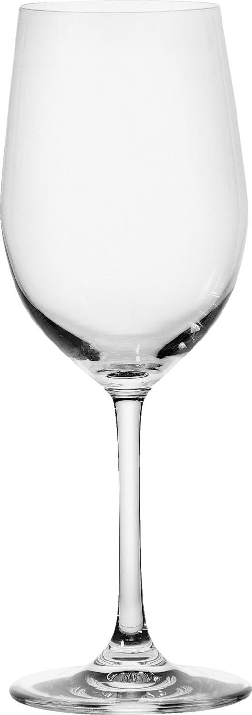VEGA LUSINI Solutions GmbH White wine glass Chateau with filling line Weißweinglas Chateau mit Eichstrich White wine glass Chateau with filling line; 370 ml, 5.9x20.6 cm (ØxH); transparent; 0.2 l Filling line, 6 piece / pack Weißweinglas Chateau mit Eichstrich; 370 ml, 5.9x20.6 cm (ØxH); transparent; 0.2 l Eichstrich, 6 Stück / Pack Chateau white wine glass with calibration mark - shape for fresh flavours and perfect enjoyment The Chateau white wine glass with calibration mark combines classic elegance with high functionality. The slim, slightly bulbous glass shape preserves the freshness and supports the fine flavours of light white wines. Made from high-quality crystal glass, it offers brilliant clarity, pleasant drinking comfort and exceptional robustness. Thanks to the calibration mark, it is ideal for professional use in the catering and hotel industry - dishwasher-safe, durable and stylish. Weißweinglas Chateau mit Eichstrich – Form für frische Aromen und perfekten Genuss Das Weißweinglas Chateau mit Eichstrich kombiniert klassische Eleganz mit hoher Funktionalität. Die schlanke, leicht bauchige Glasform bewahrt die Frische und unterstützt die feinen Aromen leichter Weißweine. Gefertigt aus hochwertigem Kristallglas bietet es brillante Klarheit, angenehmen Trinkkomfort und außergewöhnliche Robustheit. Dank Eichstrich ist es ideal für den professionellen Einsatz in Gastronomie und Hotellerie – spülmaschinenfest, langlebig und stilvoll.