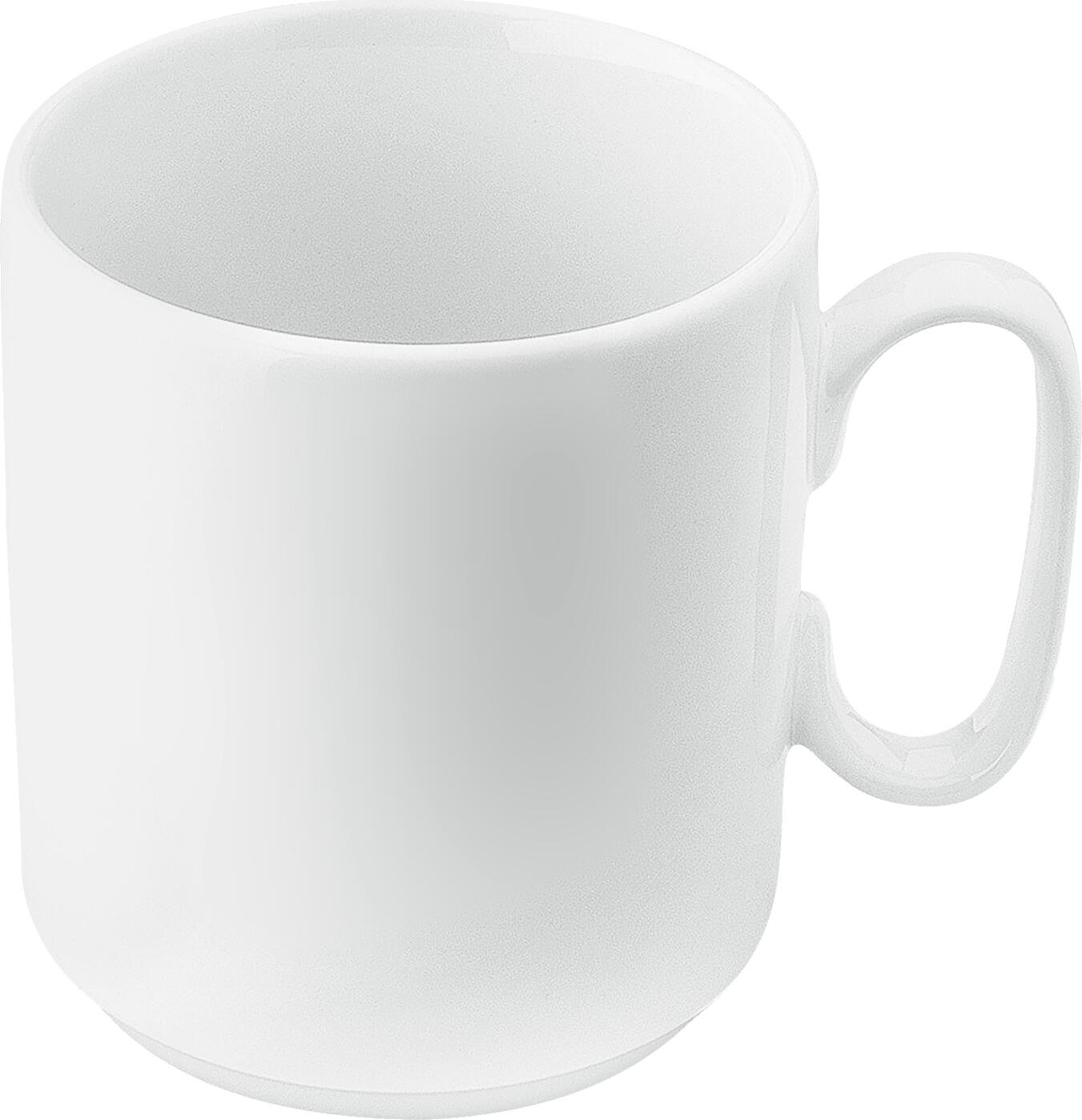 PULSIVA LUSINI Solutions GmbH Coffee mug Veso Kaffeebecher Veso Coffee mug Veso; 200 ml, 7.4x8.3 cm (ØxH); white; round; 6 piece / pack Kaffeebecher Veso; 200 ml, 7.4x8.3 cm (ØxH); weiß; rund; 6 Stück / Pack Stable white porcelain mug. Stackable, microwaveable and dishwasher safe. Weißer Porzellan-Becher. Stabil und robust. Passende Untertasse erhältlich. Spülmaschinenfest und mikrowellengeeignet.