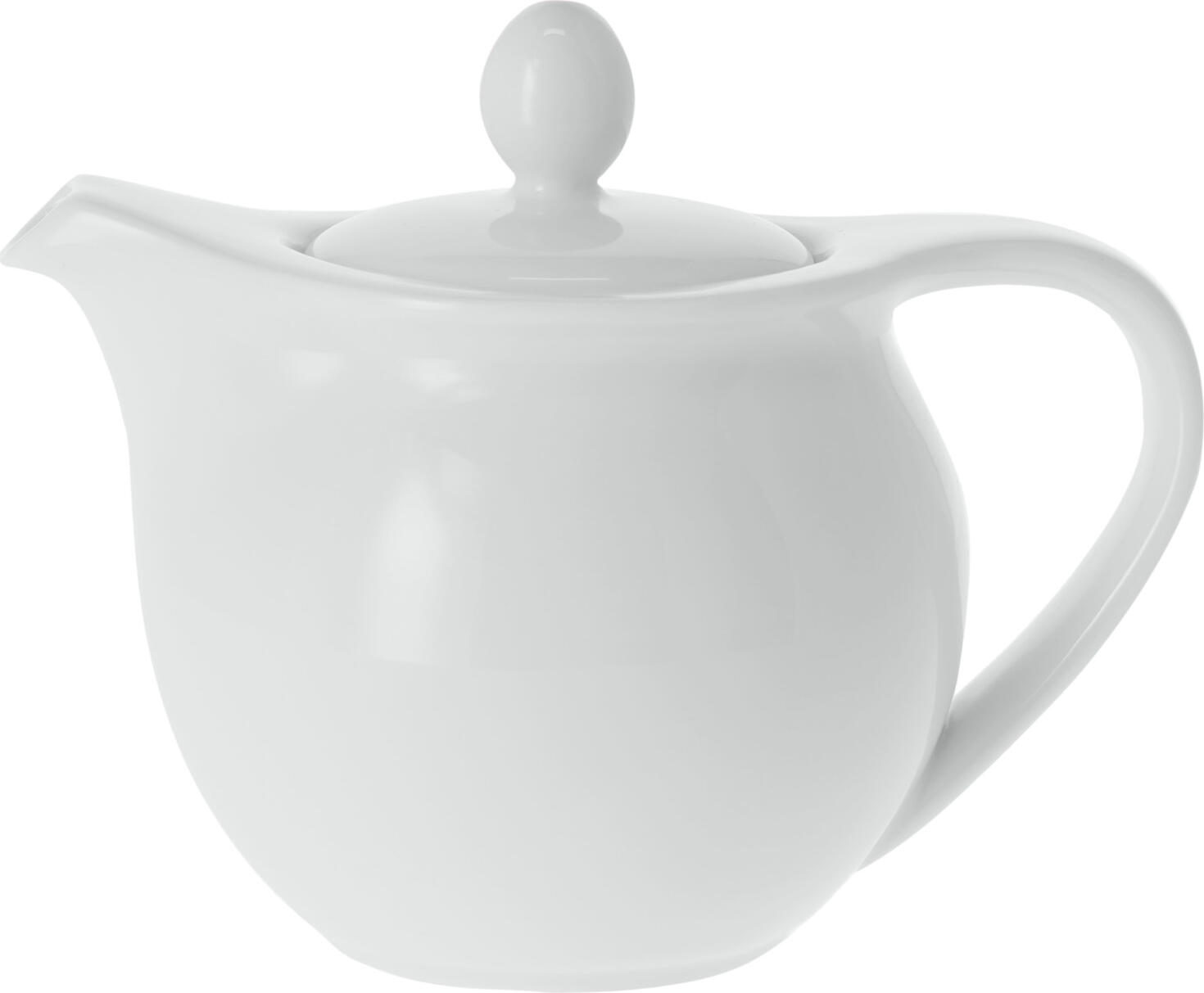 VEGA LUSINI Solutions GmbH Teapot Pallais Teekanne Pallais Teapot Pallais; 400 ml, 5x9 cm (ØxH); white; round; 2 piece / pack Teekanne Pallais; 400 ml, 5x9 cm (ØxH); weiß; rund; 2 Stück / Pack White porcelain tea pot with lid. Simple, elegant shape. With seamless handle transitions. Dishwasher safe and microwaveable. Weiße Teekanne mit Deckel aus Porzellan. Schlichte, elegante Form. Mit nahtlosen Henkelübergängen. Spülmaschinenfest und mikrowellengeeignet.