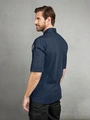 Jobeline Marco Women's Short-Sleeved Chef Jacket, Polyester-Cotton Blend, Breathable Piqué Back, Wing Collar, OEKO-TEX Certified