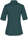 Jobeline Marco Women's Short-Sleeved Chef Jacket, 65% Polyester 35% Cotton, Wing Collar, Concealed Press Studs, OEKO-TEX Standard 100