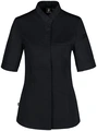Jacket de Bucatar Jobeline Marco pentru femei, Maneca Scurta, 65% Poliester 35% Bumbac, Spate din Pique Respirabil, Guler cu Aripi, Certificare OEKO-TEX