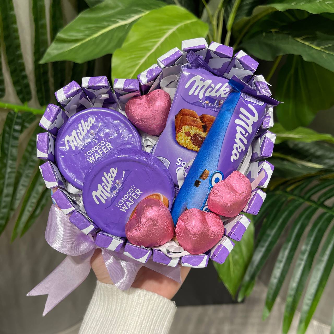 Milka Waffer inima S