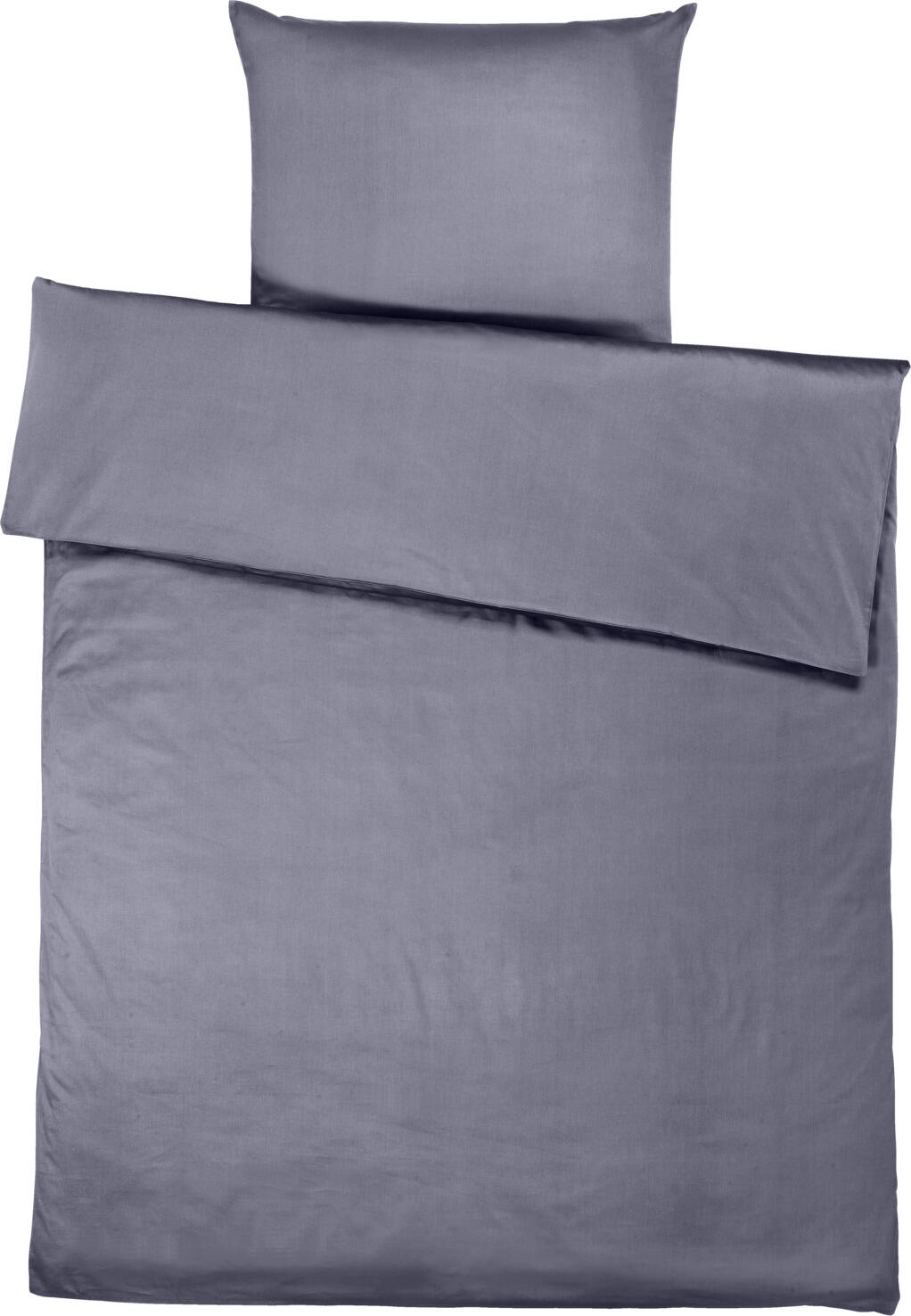 ERWIN M. LUSINI Solutions GmbH Bedding set Tokio hotel closure Bettwäsche-Set Tokio Hotelverschluss Bedding set Tokio hotel closure; 160x210 cm (WxL), 65x100 cm (LxW); slate grey Bettwäsche-Set Tokio Hotelverschluss; 160x210 cm (BxL), 65x100 cm (LxB); schiefergrau 100% cotton. Weight approx. 125 g/m². Shimmering bed set made of pure cotton satin quality in the finest smooth weave. With hotel closure for quick covering. The bed linen reaches the specified size after three washes. Thread count (TC) -thread density: 206 threads per inch. Weave type: Satin 100 % Baumwolle. Gewicht ca. 125 g/m². Schimmernde Bettgarnitur aus reiner Baumwollsatin-Qualität in feinster Glattwebung. Mit Hotelverschluss für schnelles Beziehen. Die Bettwäsche erreicht nach dreimaligem Waschen die angegebene Größe. Thread Count (TC) -Fadendichte: 206 Fäden je Inch Webart: Satin