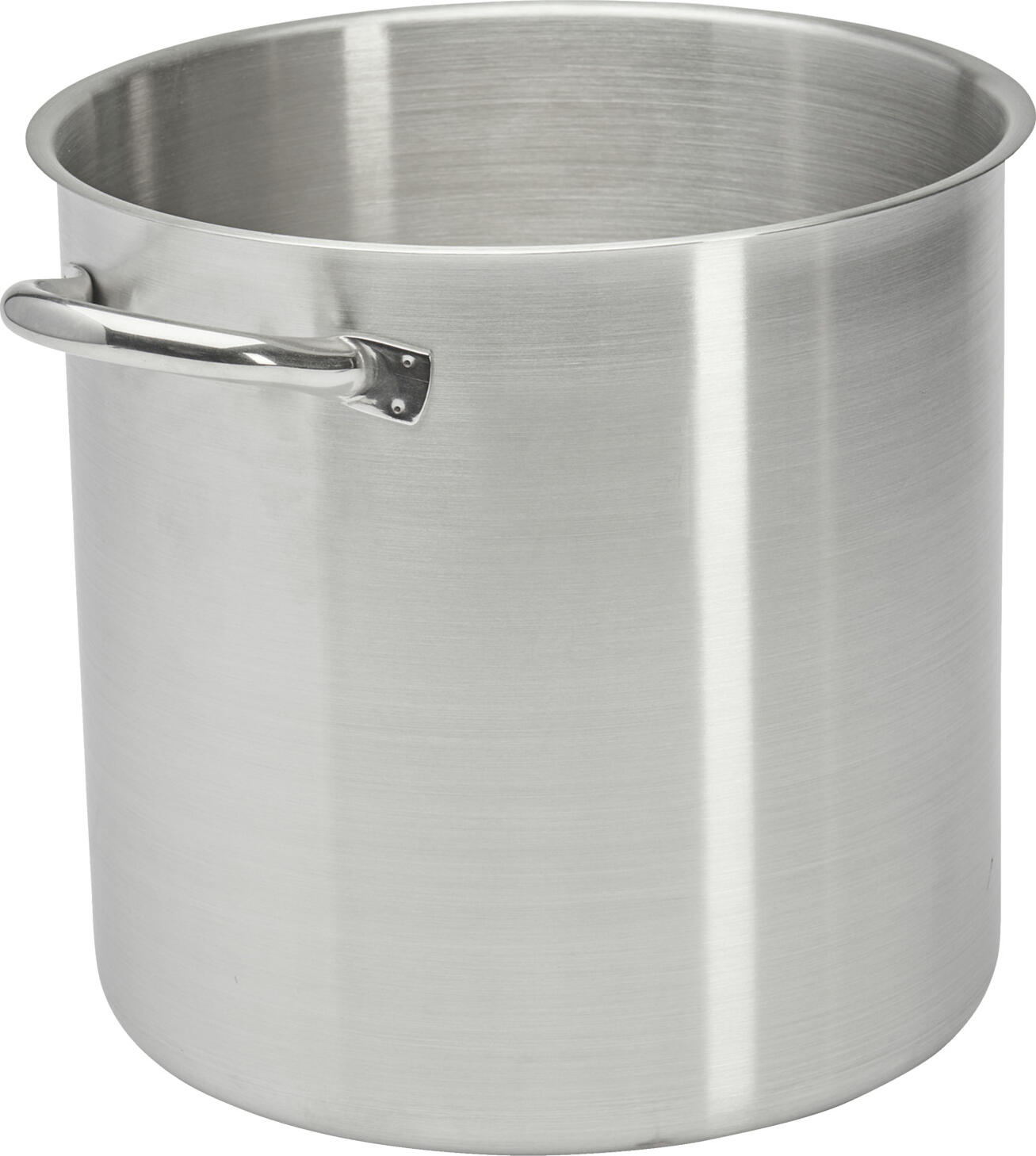 Vegetable stew Prim Appety Gemüsetopf Prim Appety Vegetable stew Prim Appety; 24 cm (Ø); silver Gemüsetopf Prim Appety; 24 cm (Ø); silber The De Buyer Prim Appety vegetable pot has been developed for everyday use in the hospitality, hotel and catering sectors. Made from high-quality AISI 304 stainless steel, it impresses with its durability, hygienic properties and even heat distribution. The sturdy sandwich base ensures efficient and even heating on all types of hobs, including induction. The vegetable pot is ideal for cooking vegetables, pasta, rice, stocks and large quantities of food in professional kitchen environments. The rounded body with no sharp edges ensures safe handling and makes cleaning easier. The robust, ergonomic stainless steel handles are spot-welded in several places and offer stability as well as comfortable handling, even during periods of high workload in commercial kitchens. The integrated all-round pouring rim enables clean and controlled pouring. Key benefits at a glance: * Professional-grade AISI 304 stainless steel * Sandwich base for even heat distribution * All-round pouring rim for precise pouring * Suitable for all hob types, including induction * Ideal for vegetables, pasta, rice and stocks * Satin-brushed finish * Smooth, hygienic interior surface * Sturdy, spot-welded stainless steel handles * Dishwasher-safe * Professional, durable and suitable for continuous use With the Prim Appety range, De Buyer offers reliable professional cookware for modern HORECA establishments. Der De Buyer Prim Appety Gemüsetopf wurde für den täglichen Einsatz in Gastronomie, Hotellerie und Catering entwickelt. Gefertigt aus hochwertigem Edelstahl AISI 304 überzeugt er durch hohe Langlebigkeit, hygienische Eigenschaften und eine gleichmäßige Wärmeverteilung. Der starke Sandwichboden sorgt für effizientes und gleichmäßiges Erhitzen auf allen Herdarten inklusive Induktion. Der Gemüsetopf eignet sich ideal zum Kochen von Gemüse, Pasta, Reis, Brühen und größeren Mengen an Speisen im professionellen Küchenbetrieb. Der gerundete Körper ohne scharfe Kanten ermöglicht sicheres Handling und erleichtert die Reinigung. Die robusten, ergonomischen Edelstahlgriffe sind mehrfach punktgeschweißt und bieten Stabilität sowie komfortables Arbeiten auch bei hoher Auslastung in der Großküche. Der integrierte Rundum-Schüttrand ermöglicht sauberes und kontrolliertes Ausgießen. Vorteile im Überblick: * Edelstahl AISI 304 in Profiqualität * Sandwichboden für gleichmäßige Wärmeverteilung * Rundum-Schüttrand für präzises Ausgießen * Für alle Herdarten inklusive Induktion geeignet * Ideal für Gemüse, Pasta, Reis und Brühen * Satiniertes Bürstenfinish * Glatte, hygienische Innenoberfläche * Robuste, punktgeschweißte Edelstahlgriffe * Spülmaschinenfest * Professionell, langlebig und für den Dauereinsatz geeignet Mit der Prim Appety Serie bietet De Buyer zuverlässiges Profi-Kochgeschirr für moderne HORECA-Betriebe.