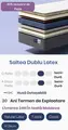 Saltea Almir Saltea Dublu Latex 90x200x25 cm, Latex Natural PureTouch, Fibra de Cocos, Spuma 7-Zone OrtoFoam, Semi-Dură, Fără Arcuri, Antibacteriană