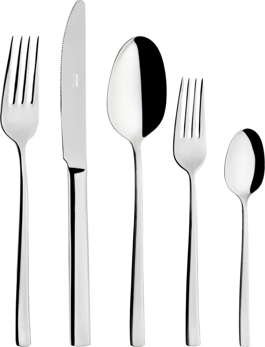 Dalper Oneda Table Spoon Set of 12, 18/10 Stainless Steel, Mirror Polished Silver Finish, Dishwasher Safe, 20.8 cm Length