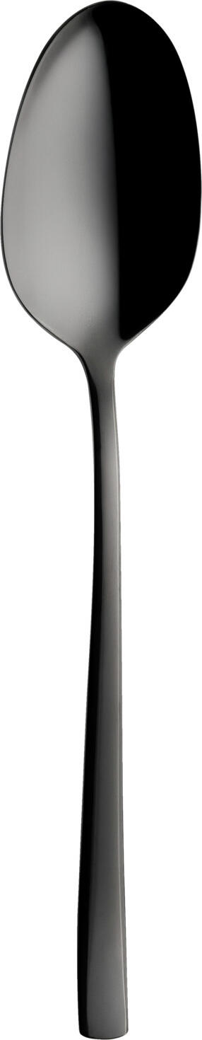 Dalper Chromolite Cutelarias Portuguesas Unipessoal Lda Table spoon Oneda Menülöffel Oneda Table spoon Oneda; 20.8 cm (L); black; 12 piece / pack Menülöffel Oneda; 20.8 cm (L); schwarz; 12 Stück / Pack Give your table a unique touch with our colorful Oneda cutlery. Our high quality 18/10 stainless steel cutlery sets combine timeless design with great durability. With a thickness of 3 mm, they are perfectly balanced and ergonomically shaped to give you an unparalleled dining experience. Choose Oneda for your special occasions or everyday enjoyment and experience the perfect symbiosis of style and functionality. The colors champagne, black and gold are PVD coated. Verleihen Sie Ihrem Tisch eine einzigartige Note mit unserem farbigen Oneda Besteck. Unsere hochwertigen Bestecksets aus 18/10 Edelstahl kombinieren zeitloses Design mit toller Haltbarkeit. Mit einer Stärke von 3mm sind sie perfekt ausbalanciert und ergonomisch geformt, um Ihnen ein unvergleichliches Esserlebnis zu bieten. Wählen Sie Oneda für Ihre besonderen Anlässe oder den täglichen Genuss und erleben Sie die perfekte Symbiose aus Stil und Funktionalität. Die Farben champagner, schwarz und gold sind PVD beschichtet.