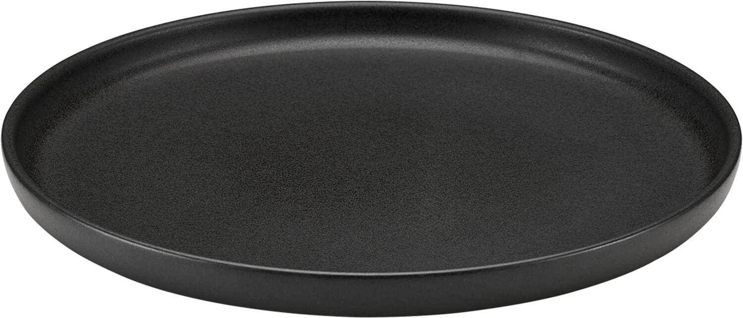 Playground BHS tabletop AG Flat plate Elements Teller flach Elements Flat plate Elements; 28x3 cm (ØxH); black; round; 6 piece / pack Teller flach Elements; 28x3 cm (ØxH); schwarz; rund; 6 Stück / Pack The clean and simple lines of Elements embody the trend for natural-looking products that showcase fresh, colorful, plant-based cuisine. Sand is a soft and natural semi-matt glaze that provides an unobtrusive surface for fresh food. Die klaren und einfachen Linien von Elements verkörpern den Trend zu natürlich wirkenden Produkten, die die frische, farbenfrohe und pflanzliche Küche in Szene setzen. Sand ist eine weiche und natürliche, halbmatte Glasur, die eine unaufdringliche Oberfläche für frische Lebensmittel bietet.