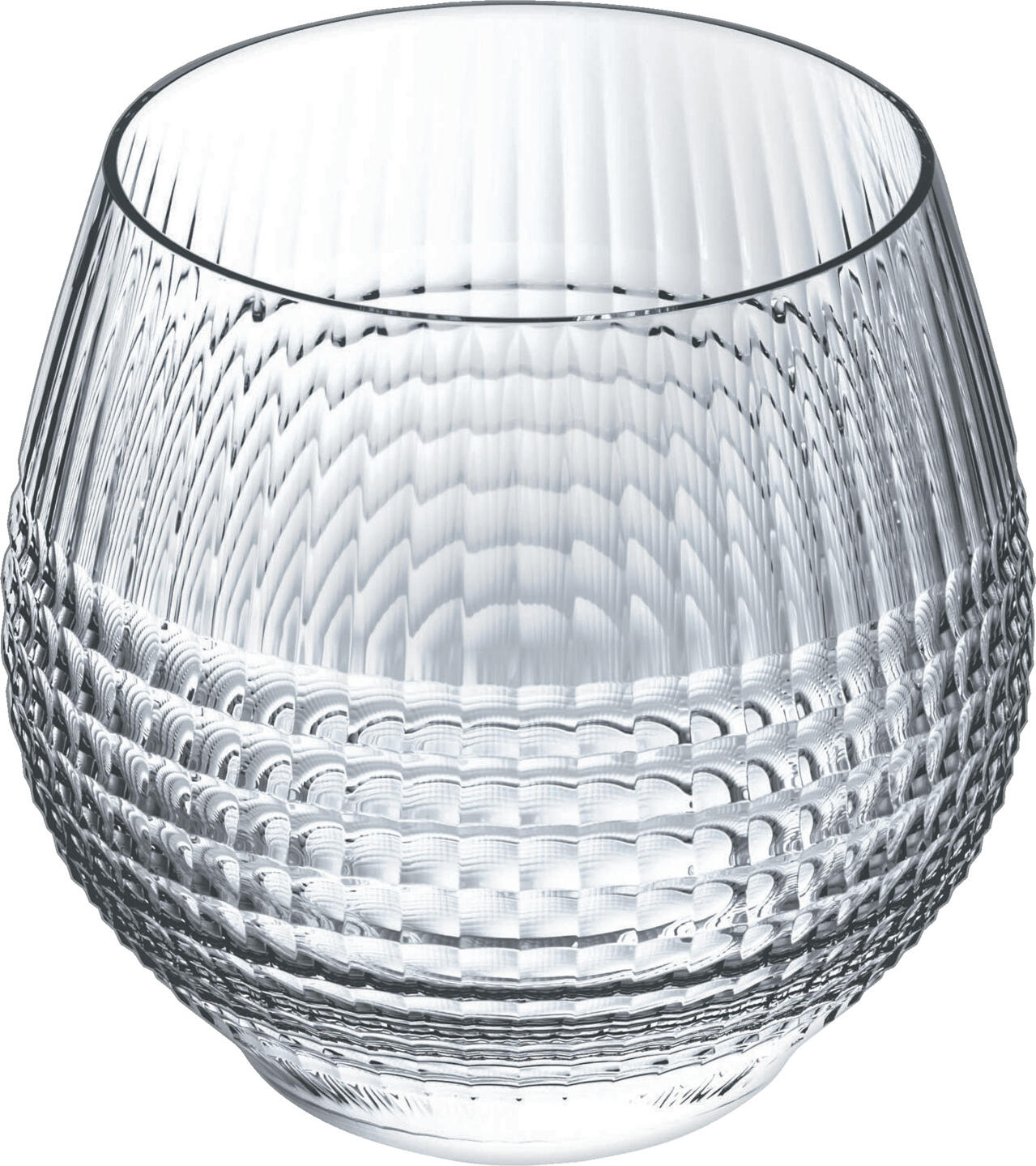 Arcoroc Arc France SAS Universal glass Disco Universalglas Disco Universal glass Disco; 380 ml, 7.2x9 cm (ØxH); transparent; 6 piece / pack Universalglas Disco; 380 ml, 7.2x9 cm (ØxH); transparent; 6 Stück / Pack With the ARCOROC Disco Universal Glass, you can showcase cocktails, soft drinks, water, juices and long drinks to great effect. The modern faceted design is reminiscent of a disco ball and creates fascinating light reflections that enhance the visual appeal of any drink. Particularly in the professional HORECA sector, the Disco glass ensures your guests are left with a lasting impression. Whether in a hotel bar, restaurant, café, club or on the terrace – the Disco universal glass combines modern design with the high demands of everyday catering. Nowadays, drinks are not just consumed, but photographed, shared and experienced. The striking relief design of the Disco Universal Glass highlights colours, garnishes and ice cubes particularly effectively, enhancing the quality of your drink presentation. This makes the glass ideal for high-margin cocktails, signature drinks, homemade lemonades, mocktails and premium soft drinks. Its striking appearance catches the eye at the table and actively supports a modern drinks menu with high brand recognition. The Disco Universal Glass from ARCOROC impresses not only visually but also functionally. This high-quality glass offers excellent transparency, high durability and is, of course, dishwasher-safe. Its balanced shape sits comfortably in the hand, whilst the sturdy base ensures it stands securely on tables, counters and serving trays. This makes the glass the ideal choice for restaurants, hotels, catering businesses, event venues, bars and lounges with high guest volumes. Ideal for water, soft drinks, juices and cocktails Space-saving all-purpose glass for everyday use Modern disco ball design with attractive light reflections High brilliance and transparency Dishwasher-safe and durable Perfect for restaurants, hotels and cafés Mit dem ARCOROC Disco Universalglas setzen Sie Cocktails, Softdrinks, Wasser, Säfte und Longdrinks eindrucksvoll in Szene. Das moderne Facettendesign erinnert an eine Discokugel und erzeugt faszinierende Lichtreflexe, die jedes Getränk optisch aufwerten. Gerade im professionellen HORECA-Bereich sorgt das Disco Glas für einen bleibenden Eindruck bei Ihren Gästen. Ob in der Hotelbar, im Restaurant, Café, Club oder auf der Terrasse – das Disco Universalglas verbindet modernes Design mit den hohen Anforderungen des gastronomischen Alltags. Getränke werden heute nicht nur konsumiert, sondern fotografiert, geteilt und erlebt. Das markante Reliefdesign des Disco Universalglases unterstreicht Farben, Garnituren und Eiswürfel besonders wirkungsvoll und steigert die Wertigkeit Ihrer Getränkepräsentation. Dadurch eignet sich das Glas hervorragend für margenstarke Cocktails, Signature Drinks, hausgemachte Limonaden, Mocktails und Premium-Softdrinks. Die außergewöhnliche Optik schafft Aufmerksamkeit am Tisch und unterstützt aktiv eine moderne Getränkekarte mit hoher Wiedererkennung. Das Disco Universalglas von ARCOROC überzeugt nicht nur optisch, sondern auch funktional. Das hochwertige Glas bietet eine ausgezeichnete Transparenz, hohe Widerstandsfähigkeit und ist selbstverständlich spülmaschinengeeignet. Die ausgewogene Form liegt angenehm in der Hand, während der stabile Boden für einen sicheren Stand auf Tischen, Theken und Serviertabletts sorgt. Damit ist das Glas die ideale Wahl für Gastronomie, Hotellerie, Catering, Eventlocations, Bars und Lounges mit hohem Gästeaufkommen. Ideal für Wasser, Softdrinks, Säfte und Cocktails Platzsparendes Universalglas für den täglichen Service Moderne Diskokugel-Optik mit attraktiven Lichtreflexen Hohe Brillanz und Transparenz Spülmaschinengeeignet und langlebig Perfekt für Restaurants, Hotels und Cafés