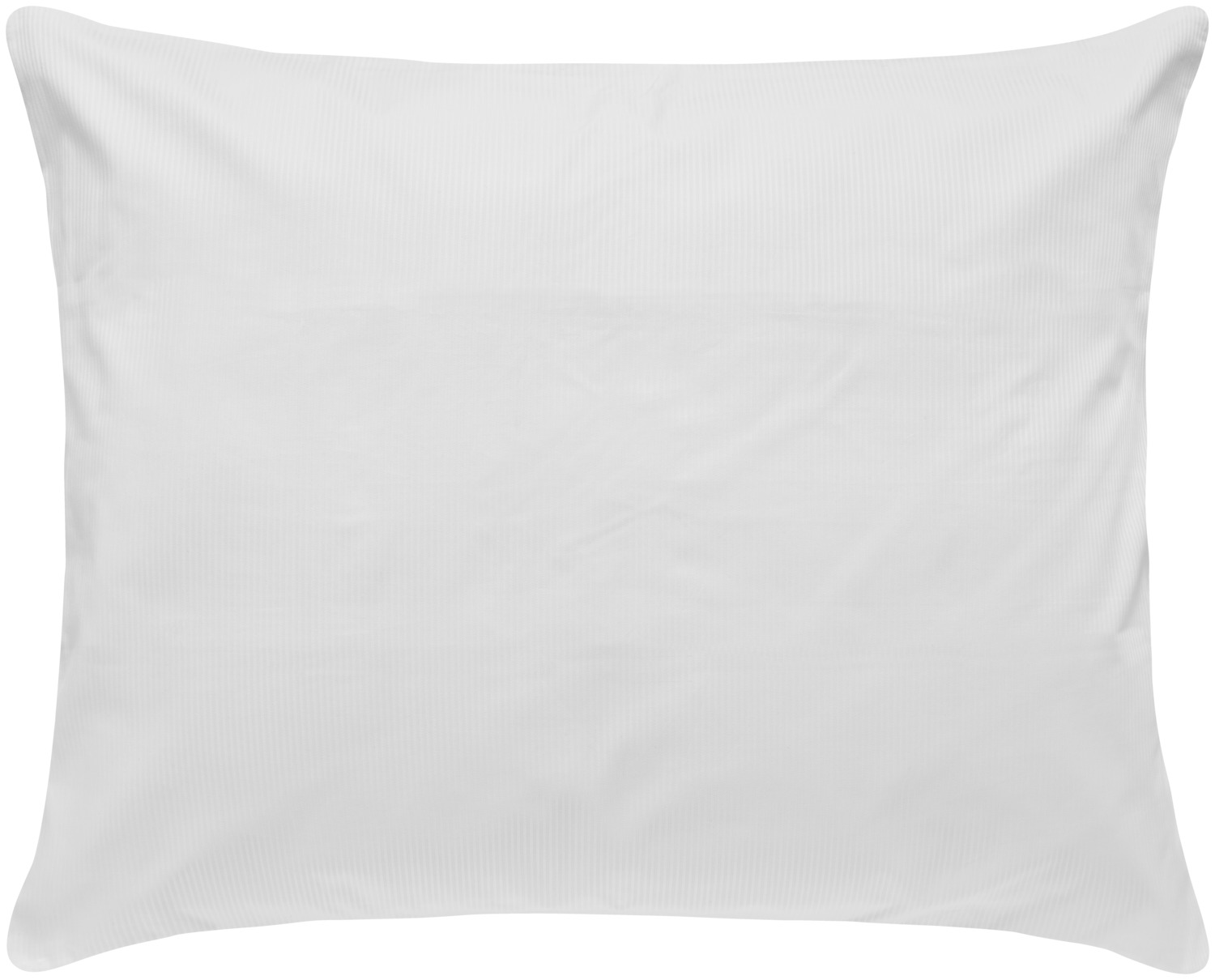 ERWIN M. LUSINI Solutions GmbH Pillow cover Emmen Kissenbezug Emmen Pillow cover Emmen; 65x100 cm (LxW); white Kissenbezug Emmen; 65x100 cm (LxB); weiß 100% cotton. Weight approx. 120 g/m². Finest damask pillow cover with woven-in, classic 2 mm stripe pattern. This exquisite top-quality hotel product is made from high-quality combed cotton yarns. Pillow cover with hotel closure. Opening at the side, from a width of 70 cm with bow dart. Thread count (TC) thread density: 350 threads per inch. Weave type: Damask 100 % Baumwolle. Gewicht ca. 120 g/m². Feinster Damast-Kissenbezug mit eingewebtem, klassischem 2-mm Streifenmuster. Das edle Spitzenprodukt in bester Hotelqualität wird aus hochwertigen gekämmten Baumwollgarnen hergestellt. Kissenbezug mit Hotelverschluss. Öffnung seitlich, ab einer Breite von 70 cm mit Bogenabnäher. Thread Count (TC) -Fadendichte: 350 Fäden je Inch Webart: Damast