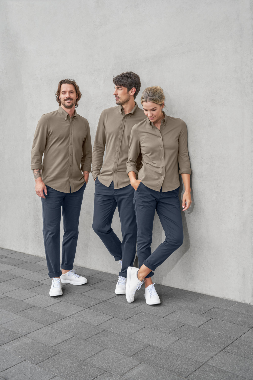 Pantaloni Chino Jobeline pentru femei 36.01611328125 Croiala Regular cu croială dreaptă îngustă din bumbac și spandex pentru hotel și îngrijire