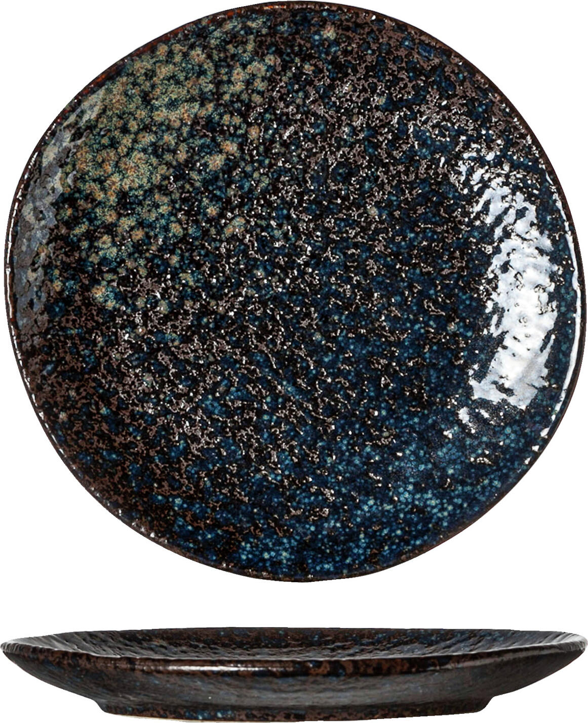 Cosy & Trendy Billiet-Vanlaere NV Flat plate Black yoru Teller flach Black yoru Flat plate Black yoru; 14 cm (Ø); black/blue; organic; 5 piece / pack Teller flach Black yoru; 14 cm (Ø); schwarz/blau; organisch; 5 Stück / Pack Colored plates made of stoneware. Dishwasher safe and microwaveable. Farbige Teller aus Steinzeug. Spülmaschinenfest und mikrowellengeeignet.