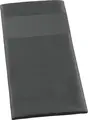 LUSINI Solutions GmbH Napkin Ambiente Set of 6, 100% Cotton Full Twist Damask, 50x50 cm, Anthracite Grey, Mercerized, OEKO-TEX Standard 100