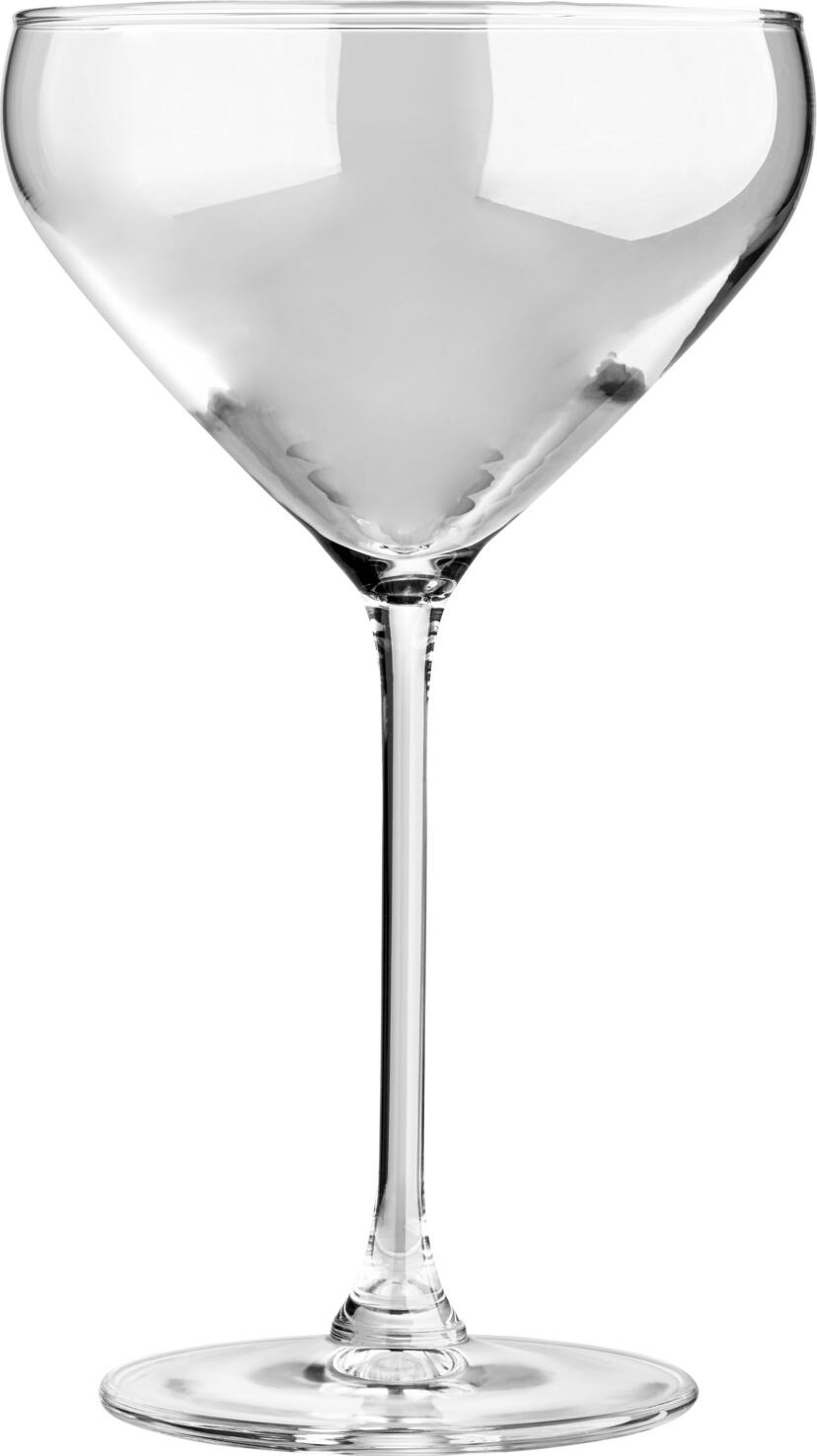 Pahare de sampanie Vega Amilia, Cupă din cristal de înaltă calitate, 300 ml, rezistente la mașina de spălat vase, design clasic modern, set de 6 piese