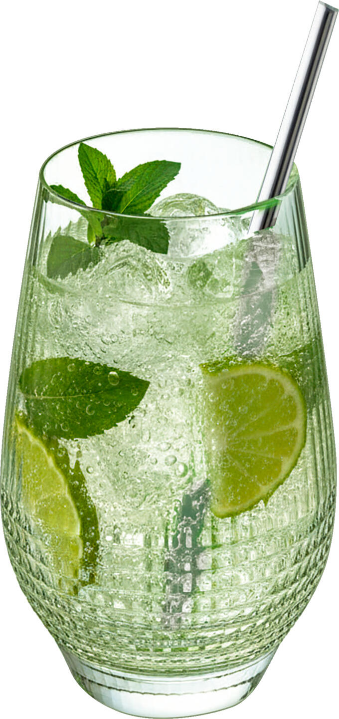 Set de 6 pahare pentru cocktail Arcoroc Disco, 450ml din cristal transparent, design facetat reflectorizant, rezistente la masina de spalat vase