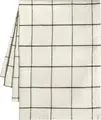 LUSINI Skan Tablecloth Fabric by the Metre, 100% Cotton Linen Look, Large Check Pattern, 160 cm Width, OEKO-TEX Standard 100 Certified