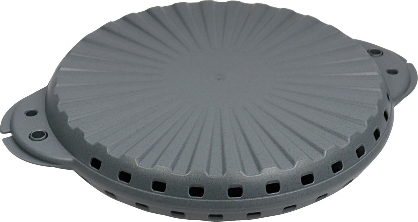 Set de 14 piese Cutii pentru pizza reutilizabile koziol Move, Plastic bio și fibre de lemn, Gri, Ovale 29.1x23.6x3.9 cm, Compatibile cu Micropul și Mașina de spălat vase