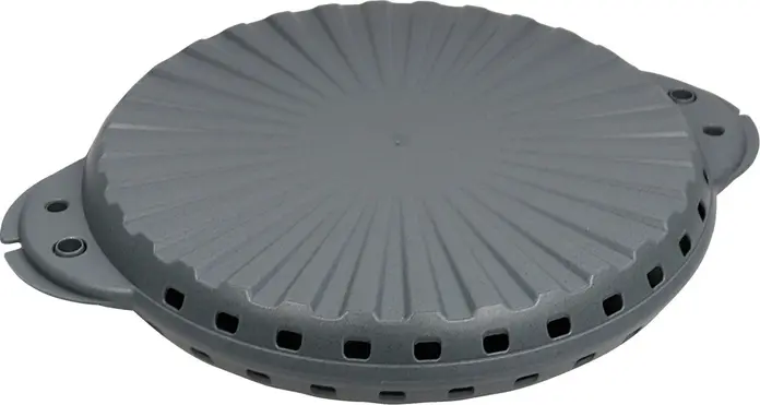 Set de 14 piese Cutii pentru pizza reutilizabile koziol Move, Plastic bio și fibre de lemn, Gri, Ovale 29.1x23.6x3.9 cm, Compatibile cu Micropul și Mașina de spălat vase
