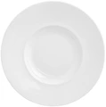VEGA Base Pasta Plate, White Porcelain, 33 cm Diameter, 900 ml, Professional Catering, Dishwasher and Microwave Safe, Set of 4