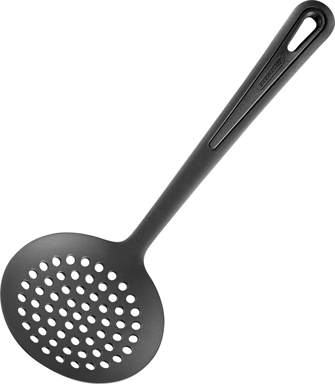 Westmark Gentle Skimmer, High-Quality Polyamide, Heat Resistant up to 210°C, Safe for Coated Cookware, Black, 32.2 x 11.8 cm