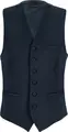 Vest Jobeline Tommy pentru barbati, croiala Slim Fit, material din amestec de lana, cu 6 nasturi, 3 buzunare pipate, reglaj posterior, albastru marin