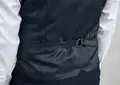 Vest Jobeline Tommy pentru barbati, croiala Slim Fit, material din amestec de lana, cu 6 nasturi, 3 buzunare pipate, reglaj posterior, albastru marin