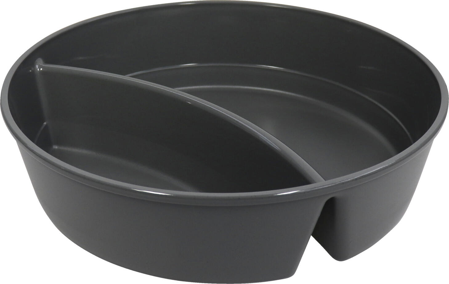 Set de 10 piese Containere Reutilizabile Koziol Move cu 2 Compartimente, 1100ml, Plastic Bio-bazat si Fibre de Lemn, Capac Etans, Gri