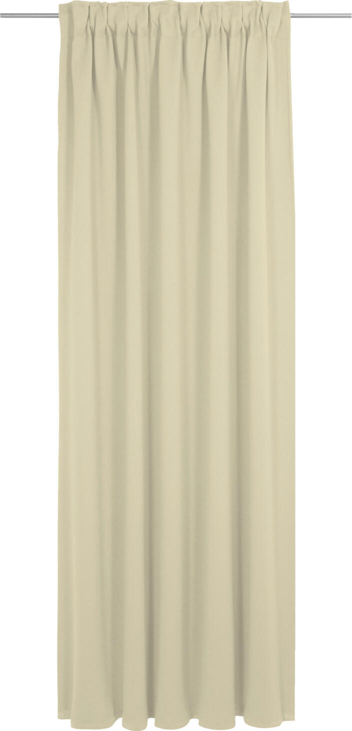 LUSINI Solutions GmbH Granat Blackout Curtain, 142x245 cm, Champagne Beige, 100% Polyester, Flame Retardant DIN 4102 B1, OEKO-TEX Standard 100