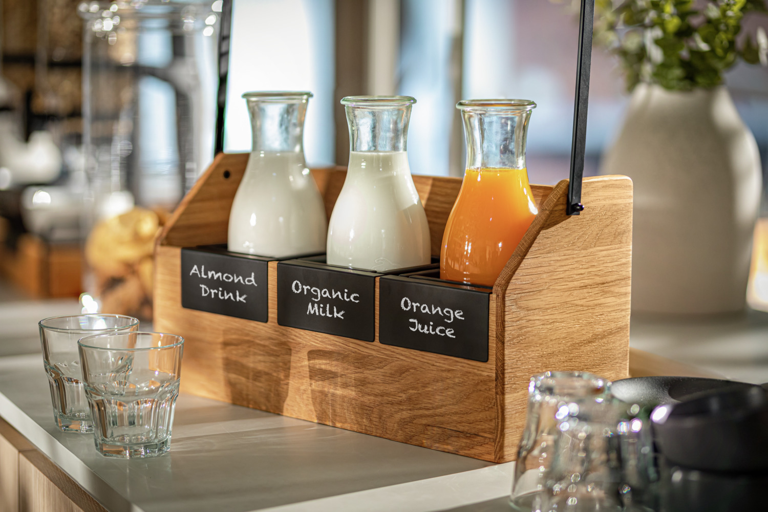 VEGA Esino Chalkboard Labeling Board for Buffet Items, Powder-coated Steel, Black, 12 x 5.58 x 1.3 cm, Writable with Chalk Marker