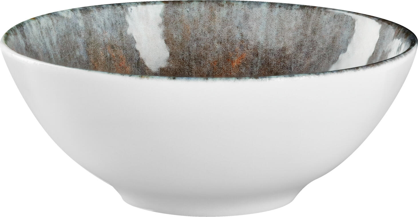 VEGA Saturnus Serving Bowl, Height 6.5 cm, Colored Porcelain with Digital Print, Dishwasher and Microwave Safe, i 30216658