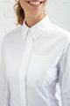 Jobeline Advanced Women's Chef Jacket, White, Size 56, WERIN TEC Light Breathable Functional Material, Cotton-Polyester Blend, Long Sleeves with Roll-up